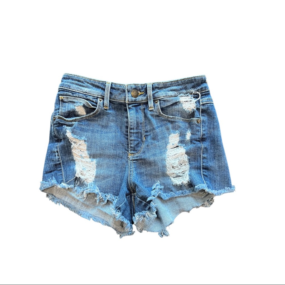 Guess High Waisted Denim Shorts